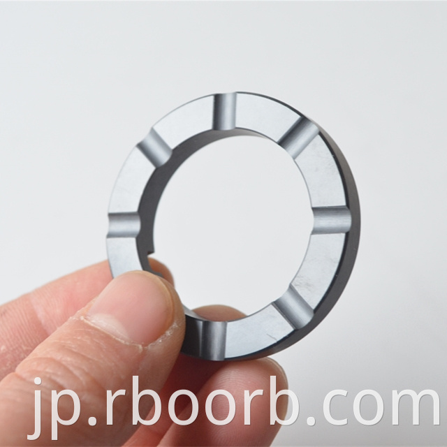 Mirror polish silicon carbide ceramic seal ring